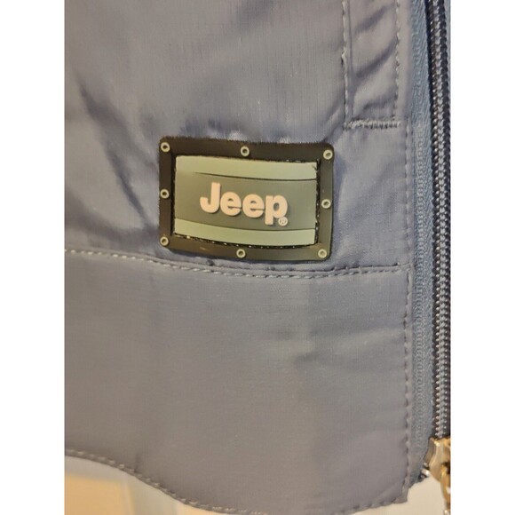 Blue Men's ID Wear Jeep Jacket Color Blue Size Medium - Picture 4 of 11